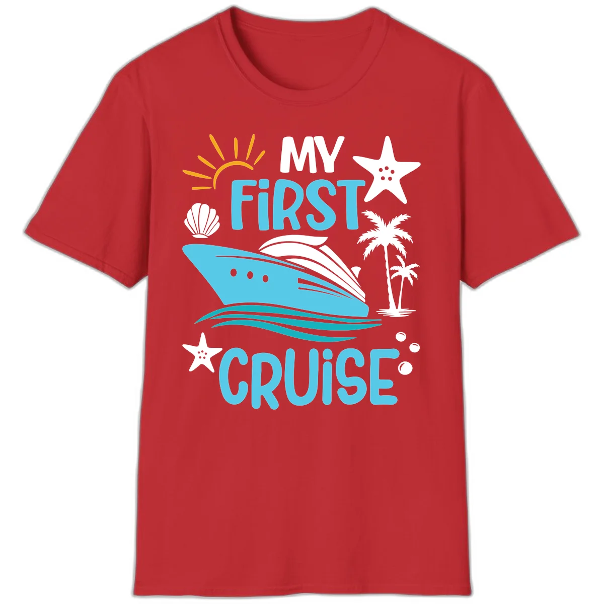 My First Cruise T-Shirt in Red