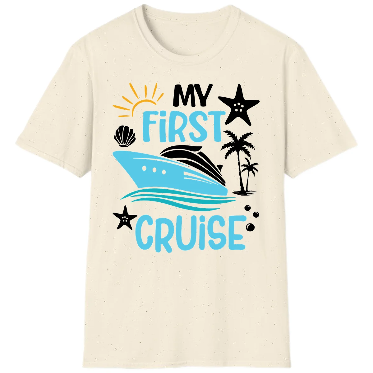 My First Cruise T-Shirt in Natural