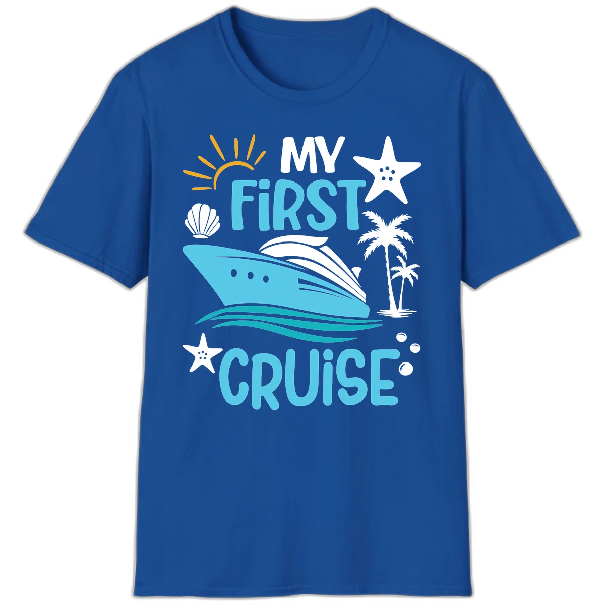 My First Cruise T-Shirt in Royal