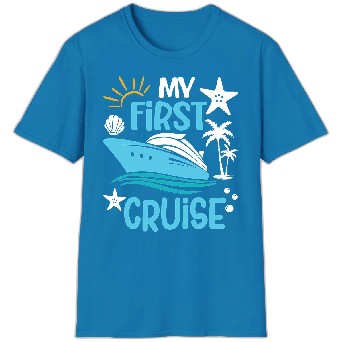 My First Cruise T-Shirt in Sapphire