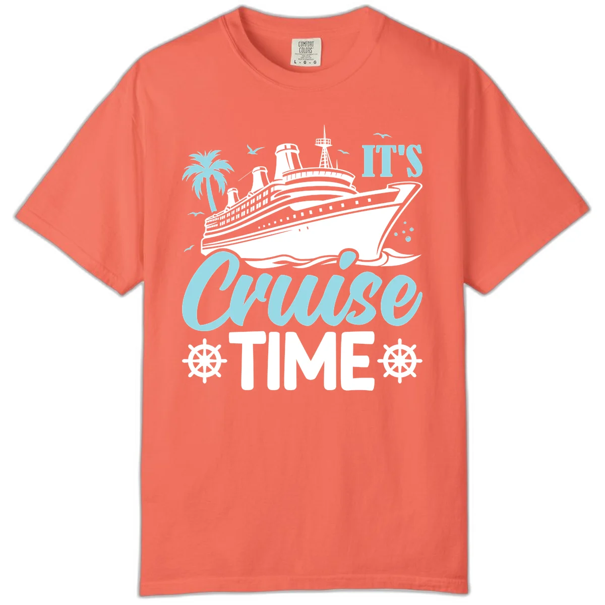 It's Cruise Time Comfort Color in Bright Salmon