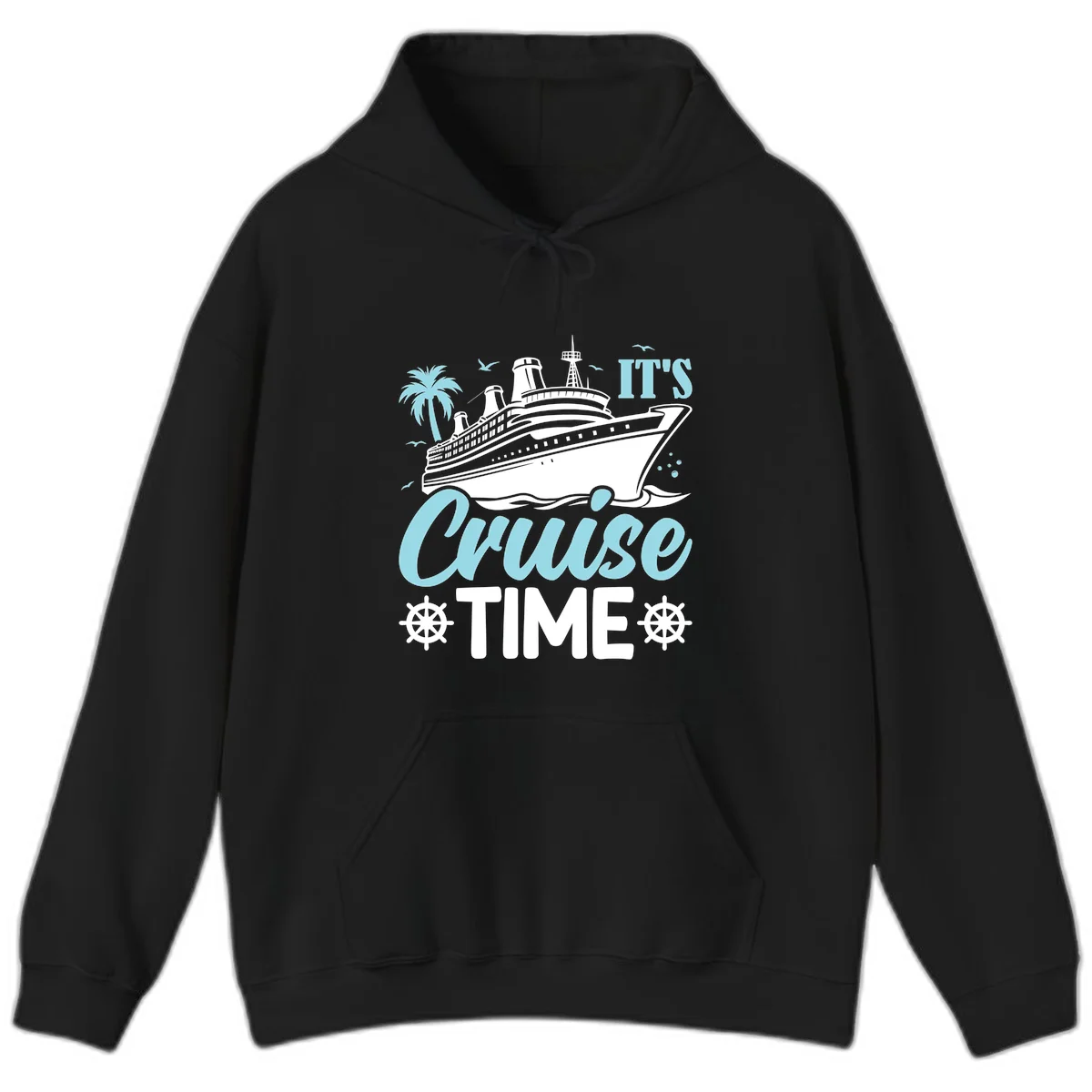 It's Cruise Time Hoodie in Black