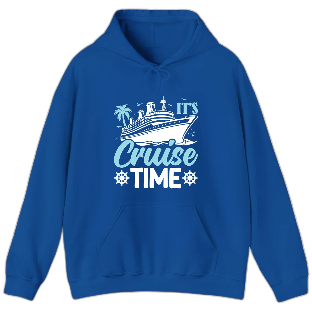 It's Cruise Time Hoodie in Royal