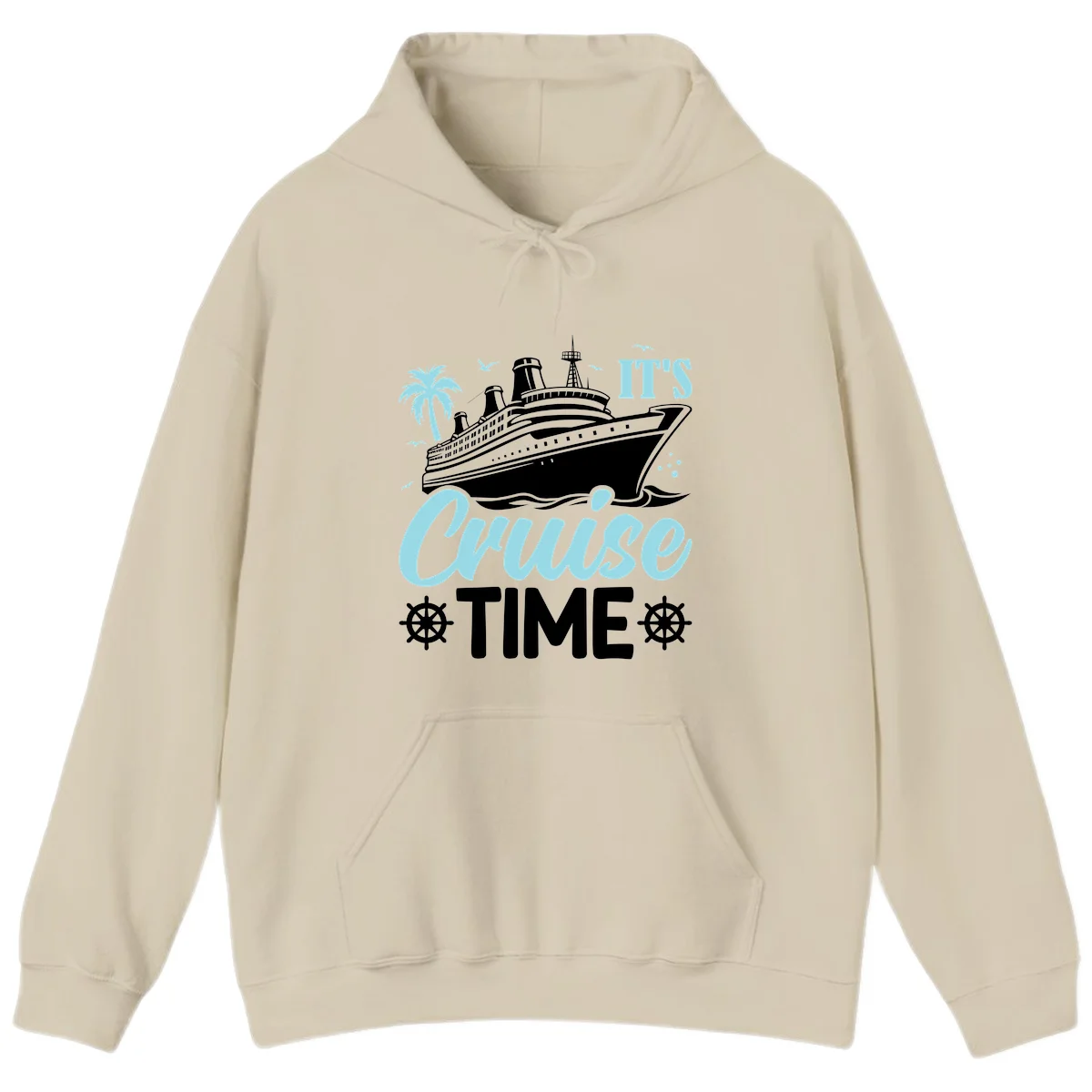 It's Cruise Time Hoodie in Sand