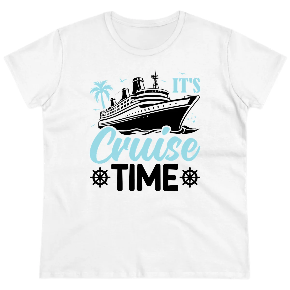 It's Cruise Time Ladies Tee in White