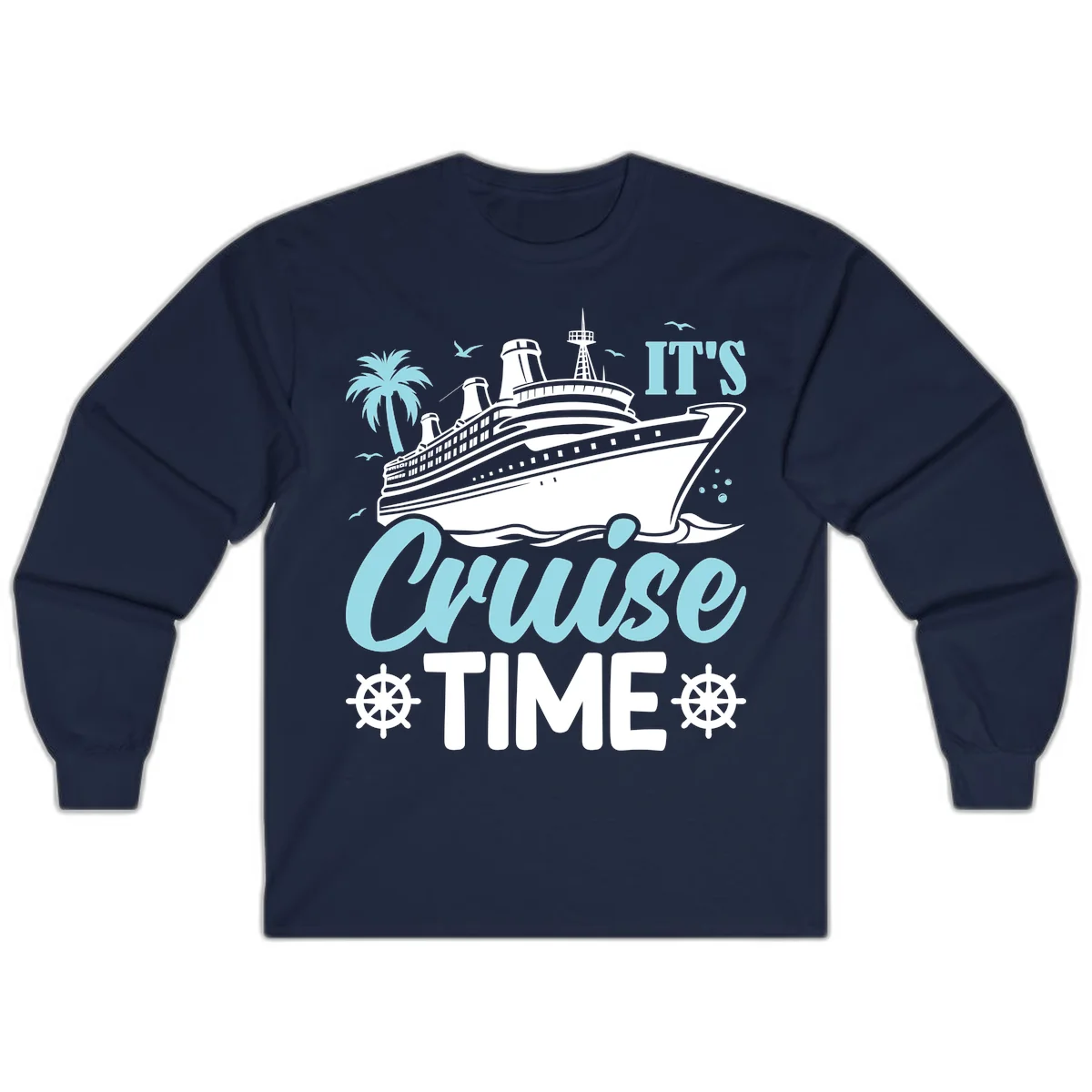 It's Cruise Time Long Sleeve in Navy
