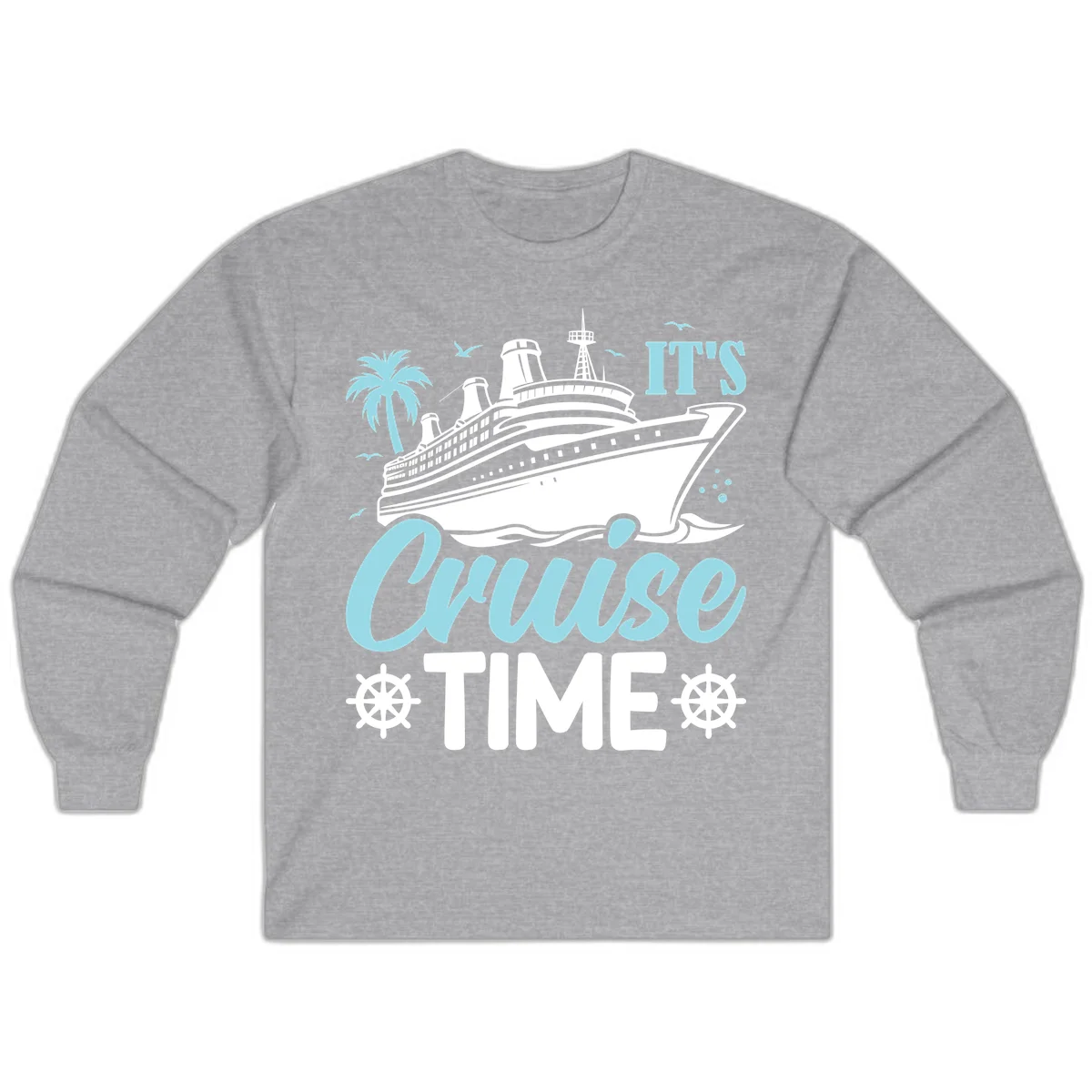 It's Cruise Time Long Sleeve in Sport Grey