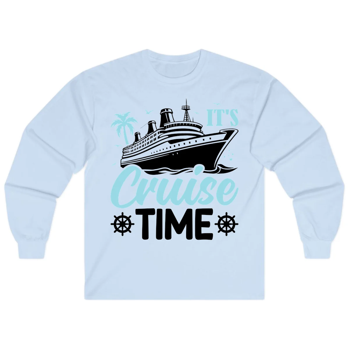 It's Cruise Time Long Sleeve in Light Blue