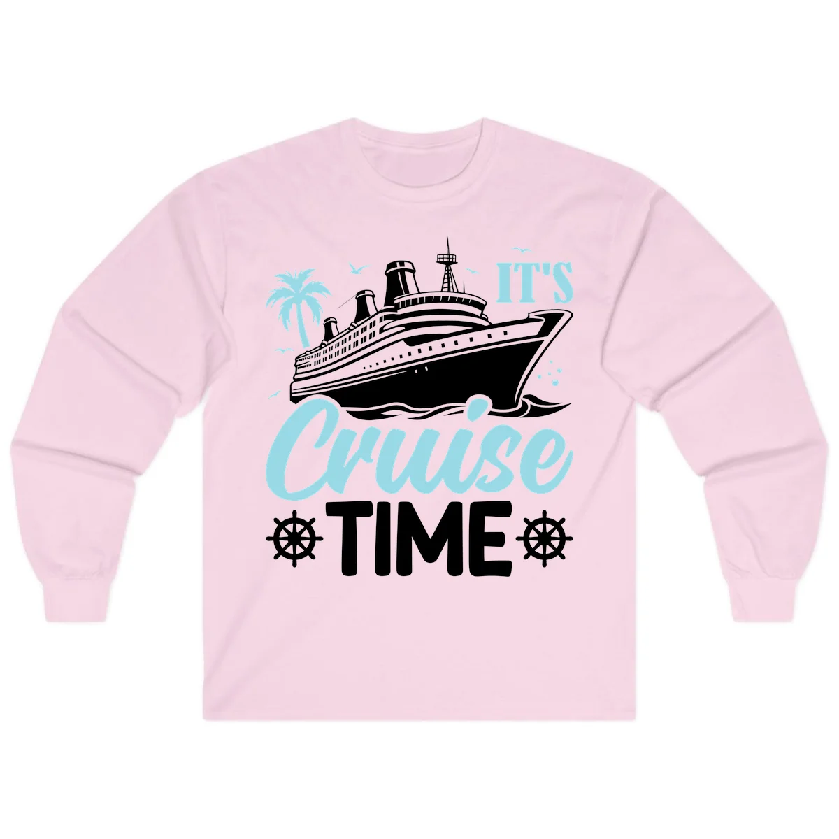 It's Cruise Time Long Sleeve in Light Pink