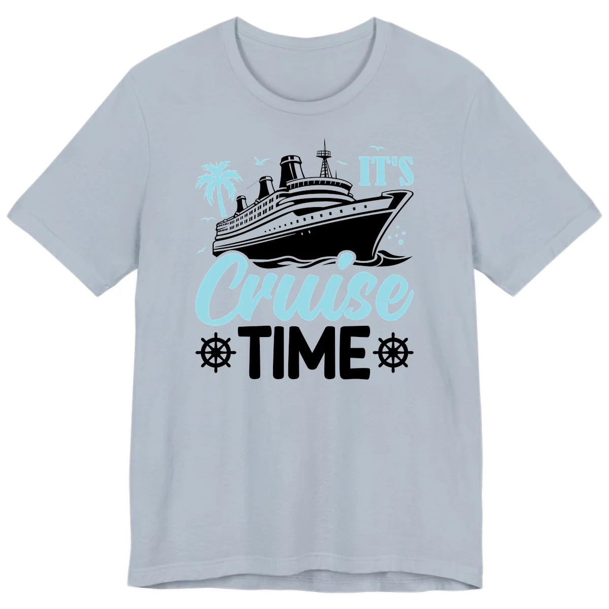 It's Cruise Time Premium T-Shirt in Light Blue