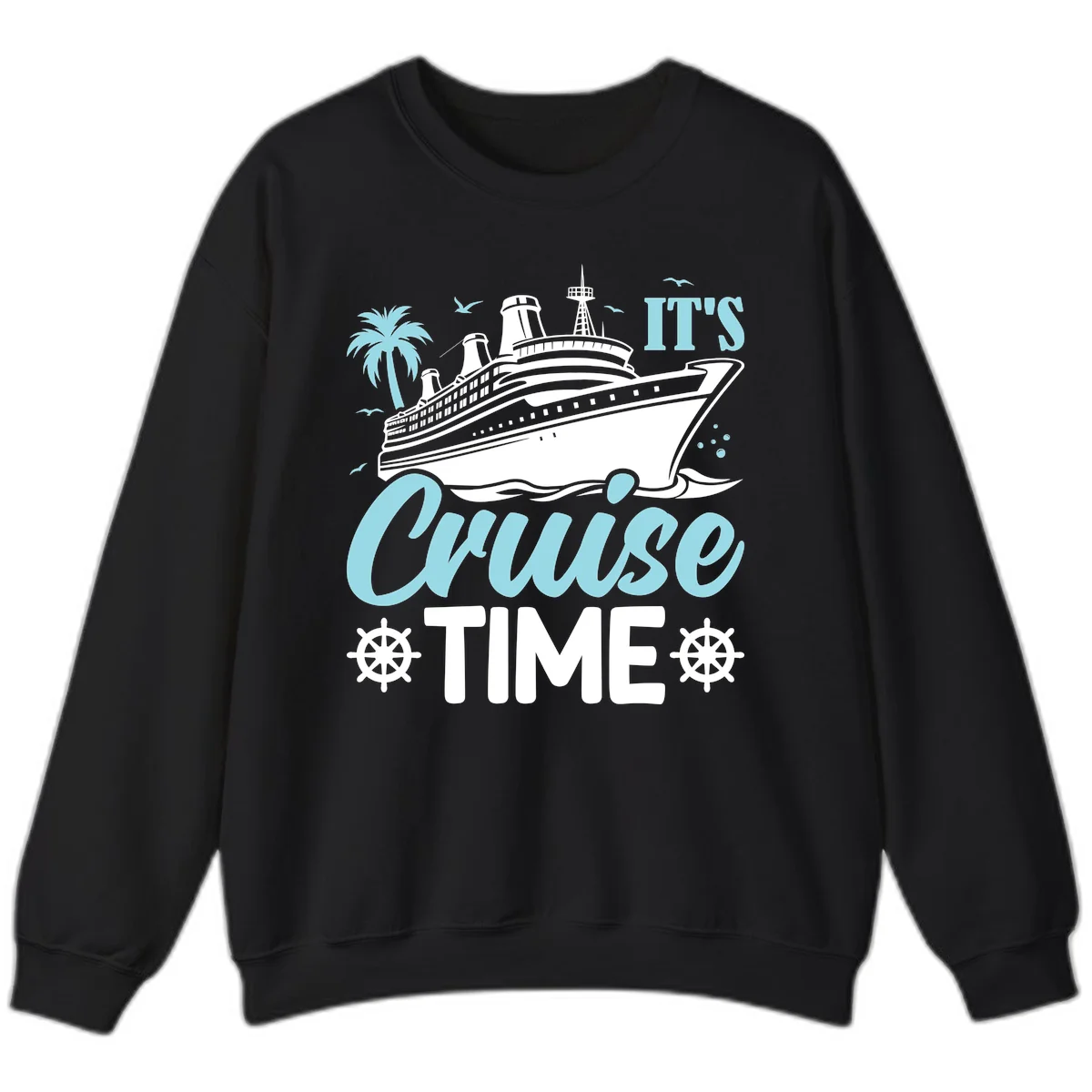 It's Cruise Time Sweatshirt in Black