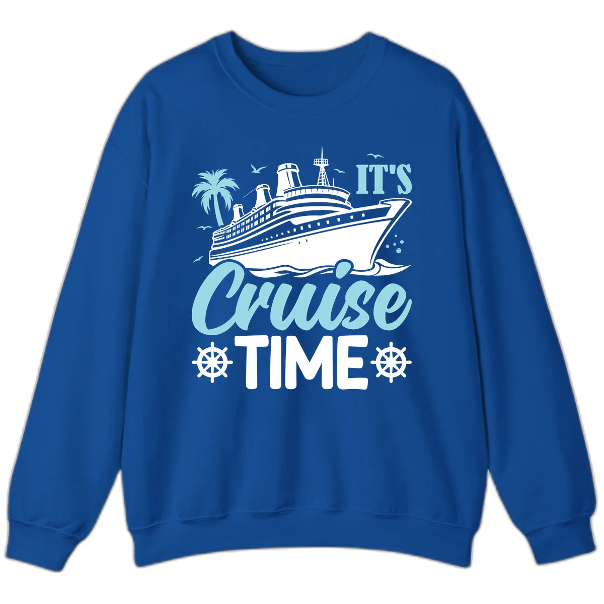 It's Cruise Time Sweatshirt in Royal