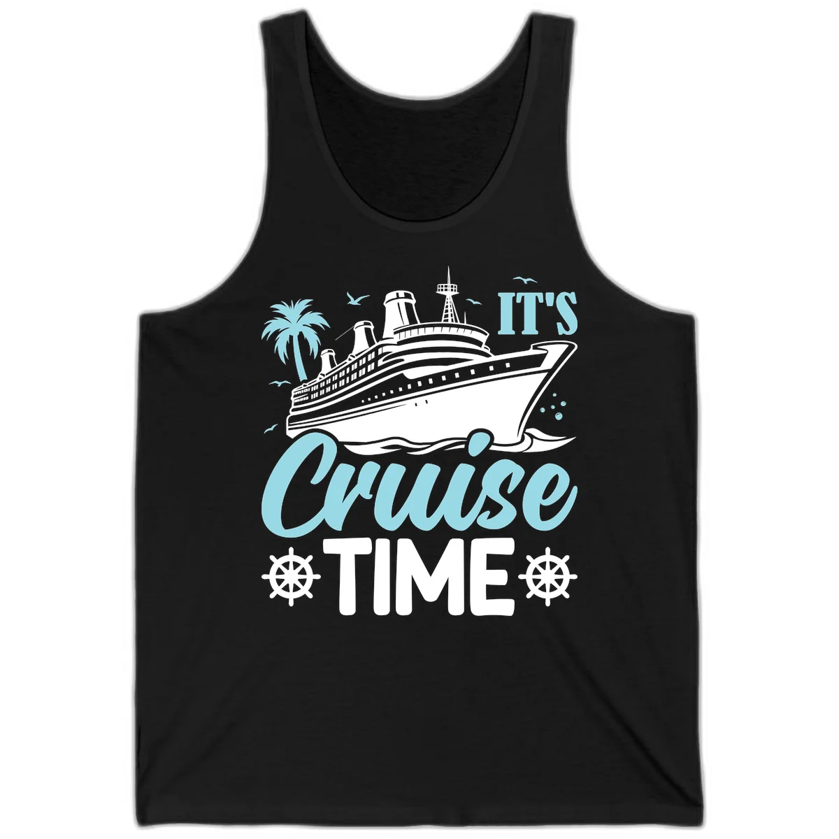 It's Cruise Time Tank in Black