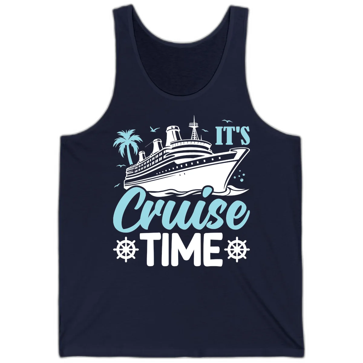 It's Cruise Time Tank in Navy