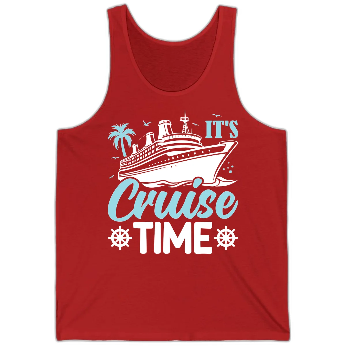 It's Cruise Time Tank in Red