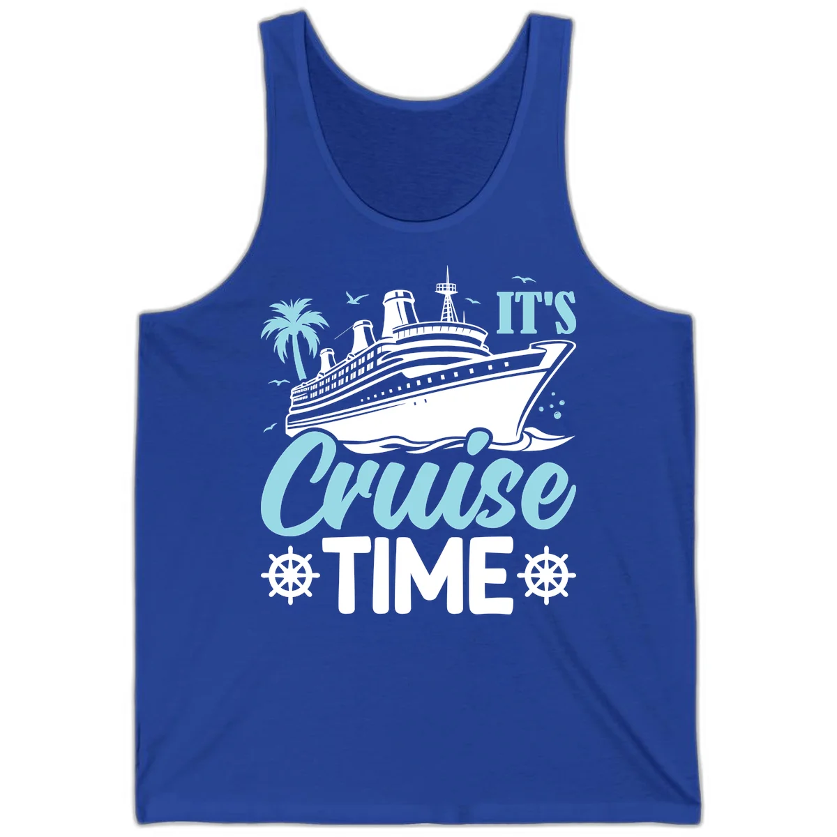 It's Cruise Time Tank in True Royal