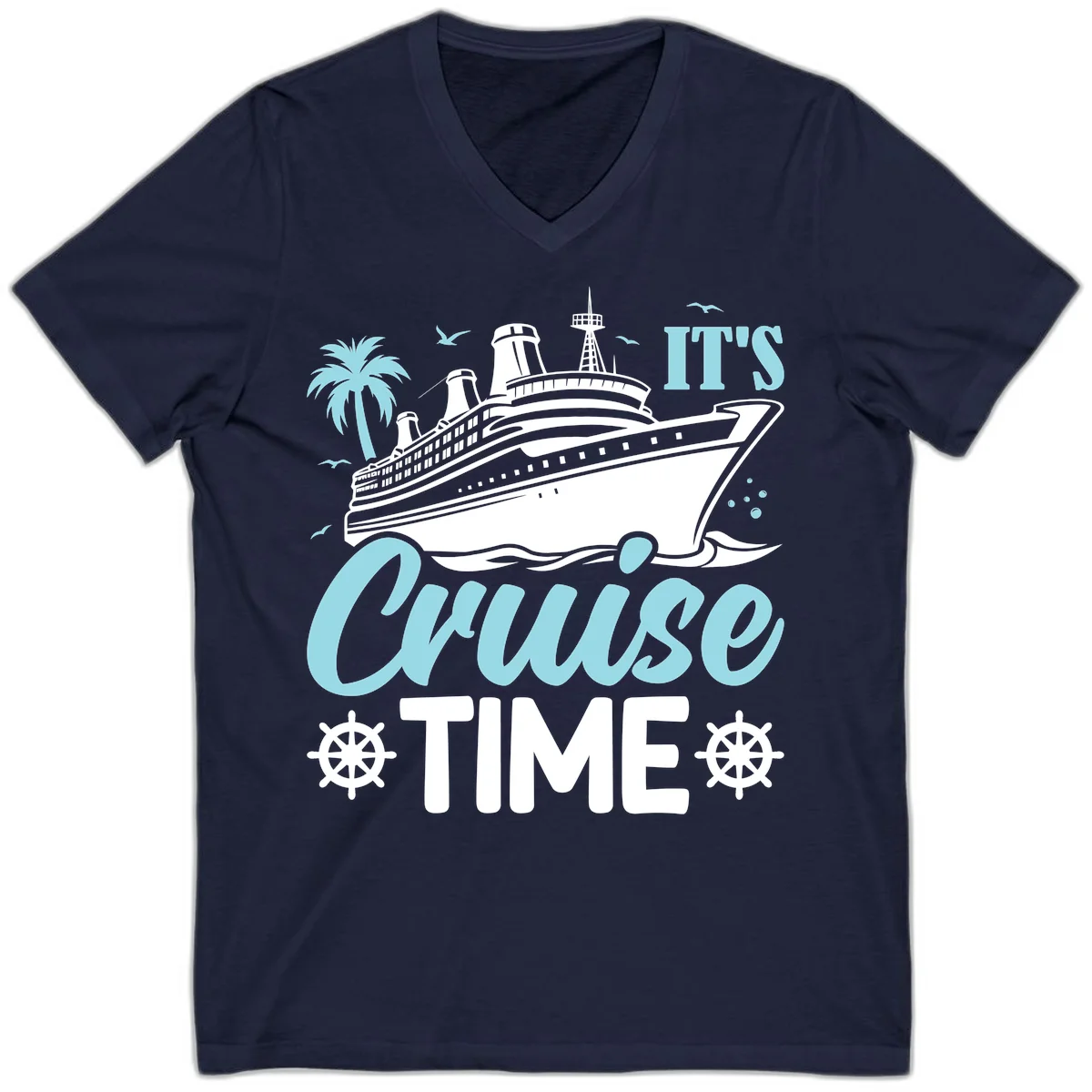 It's Cruise Time V-Neck in Navy