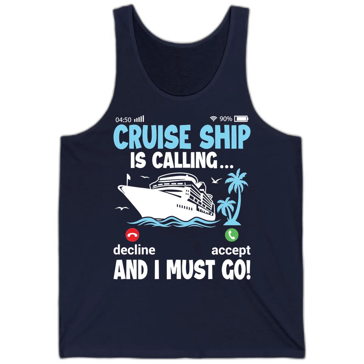 Cruise Ship Is Calling Tank in Navy