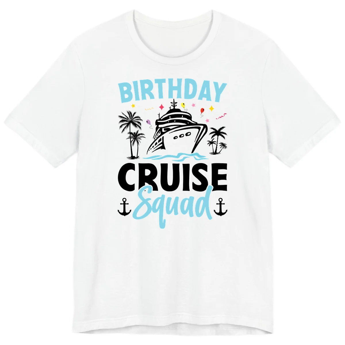 Birthday Cruise Squad Premium T-Shirt in White