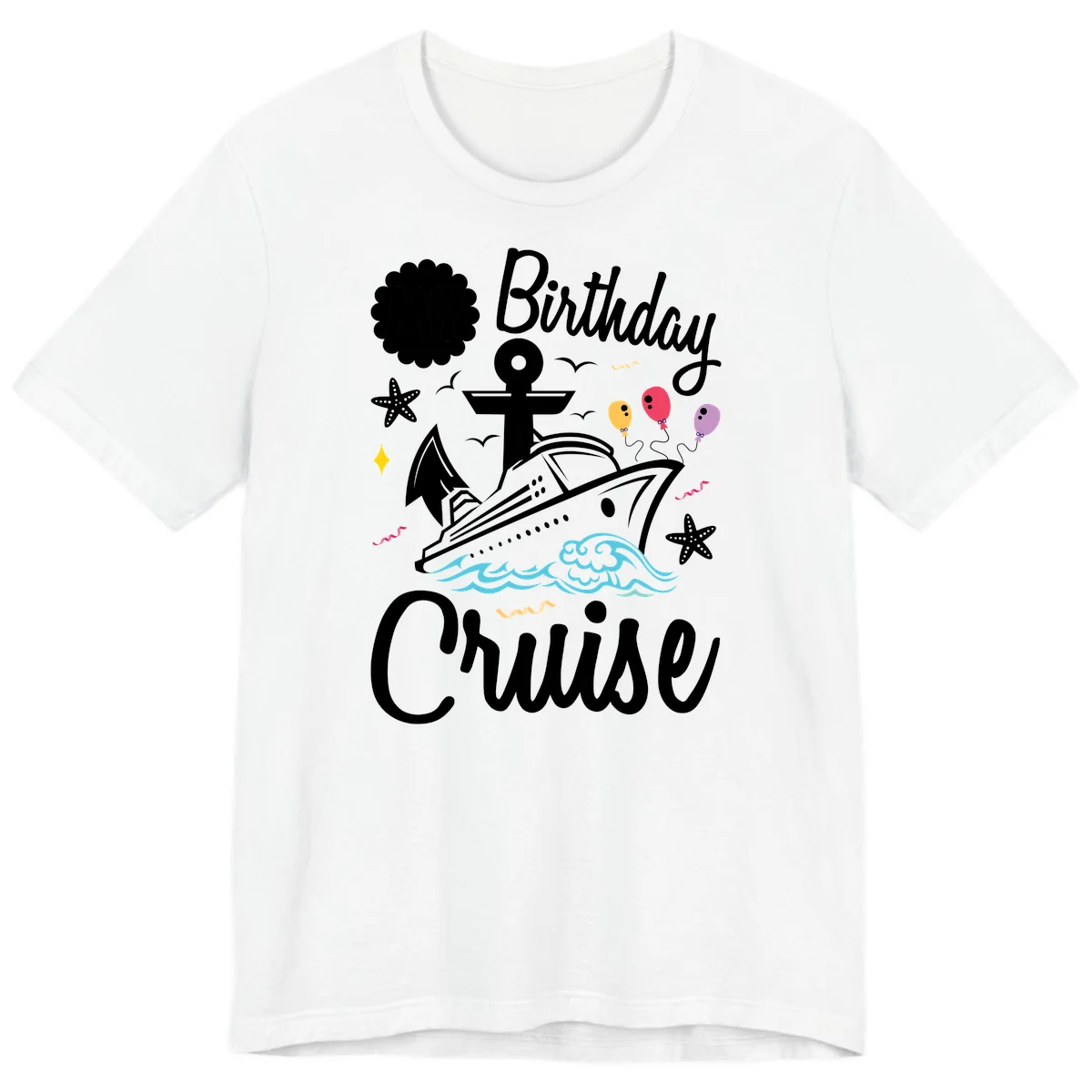 Birthday Cruise Nautical Celebration Premium T-Shirt in White