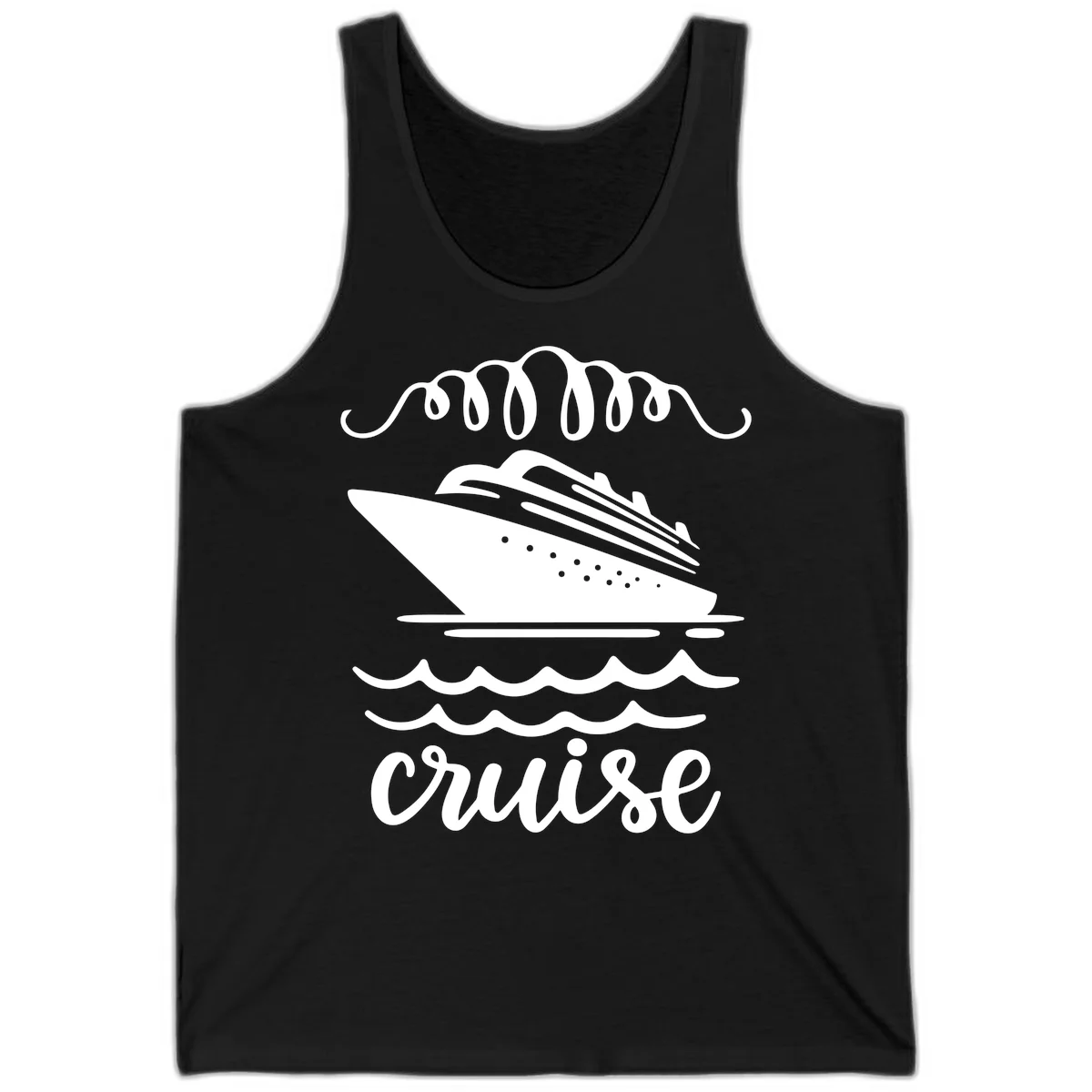 Cruise Ship Ocean Waves Tank in Black