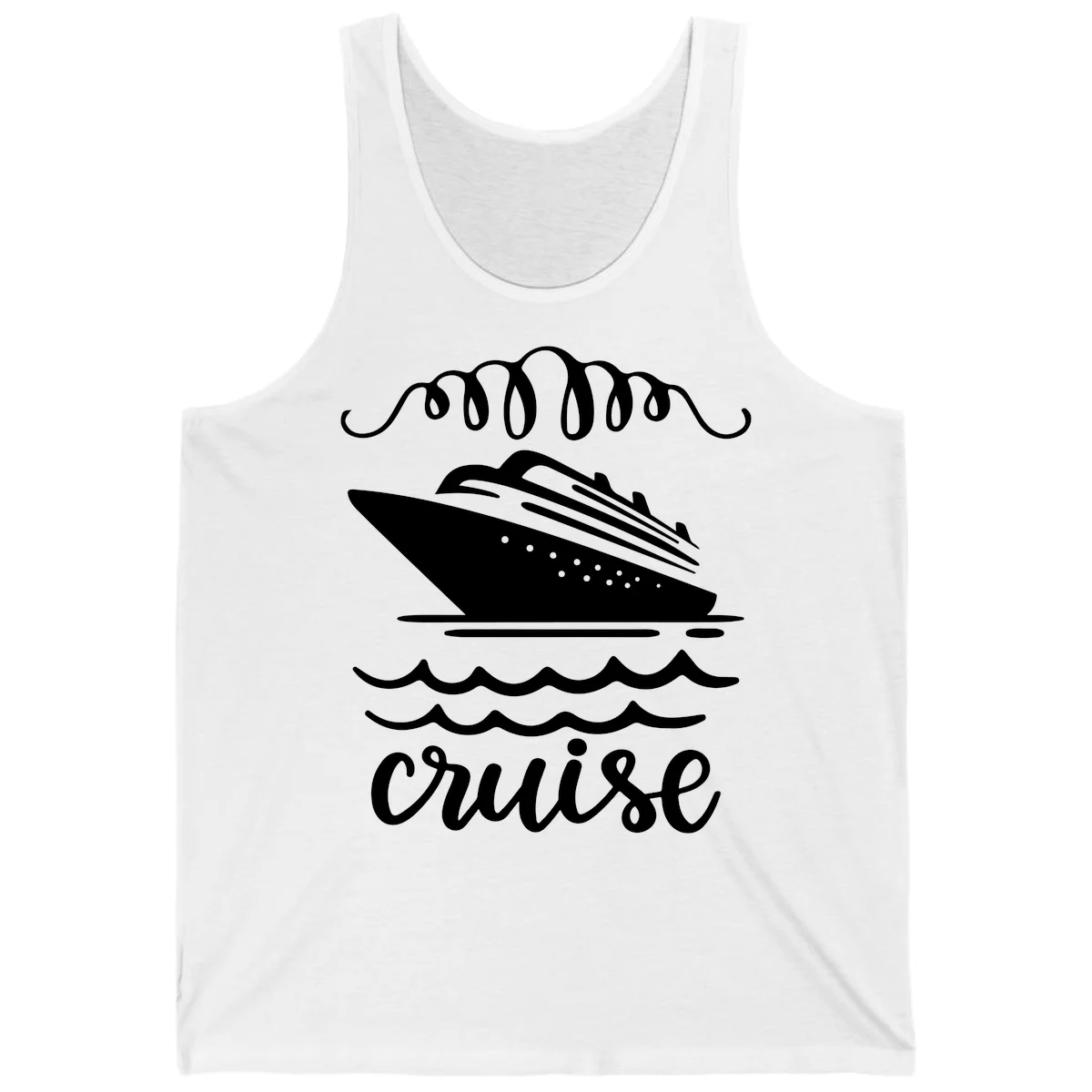 Cruise Ship Ocean Waves Tank in White