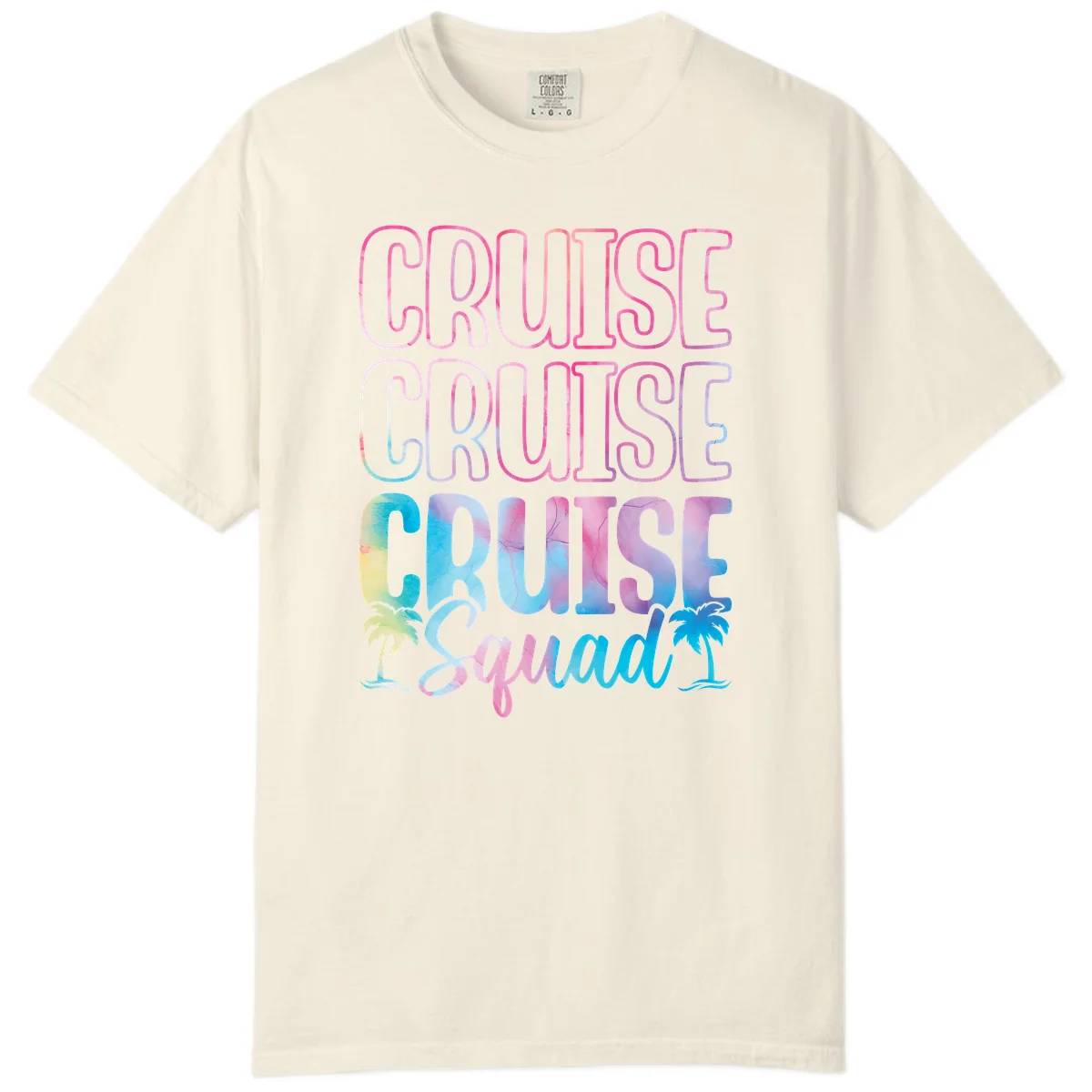 Cruise Cruise Cruise Squad Comfort Color in Ivory
