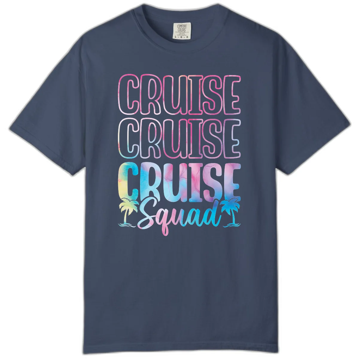 Cruise Cruise Cruise Squad Comfort Color in Midnight