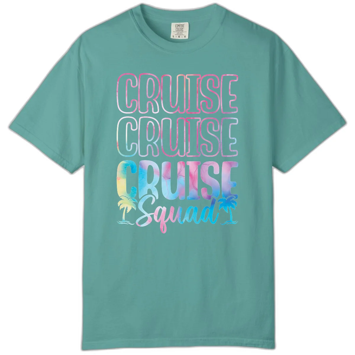 Cruise Cruise Cruise Squad Comfort Color in Seafoam
