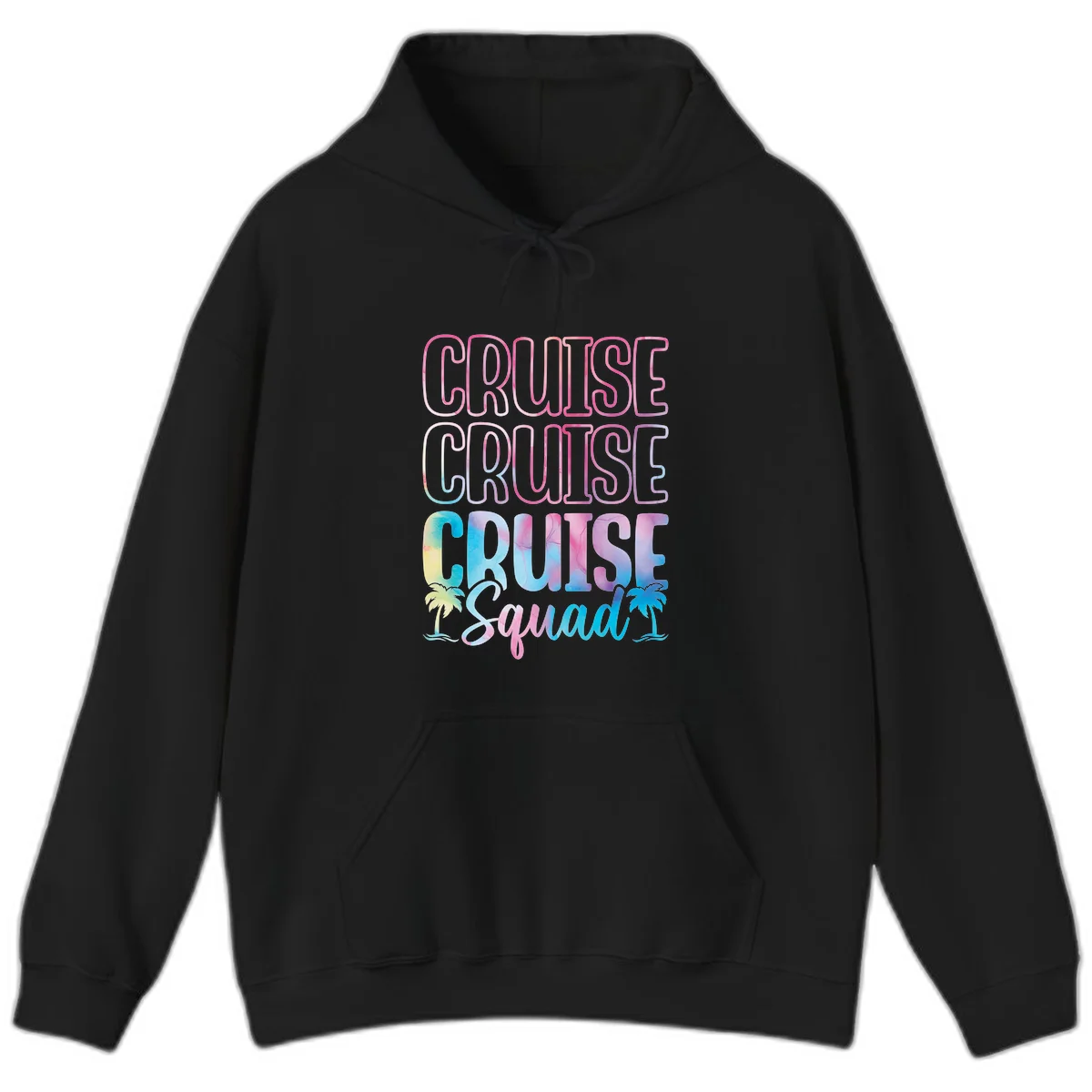 Cruise Cruise Cruise Squad Hoodie in Black