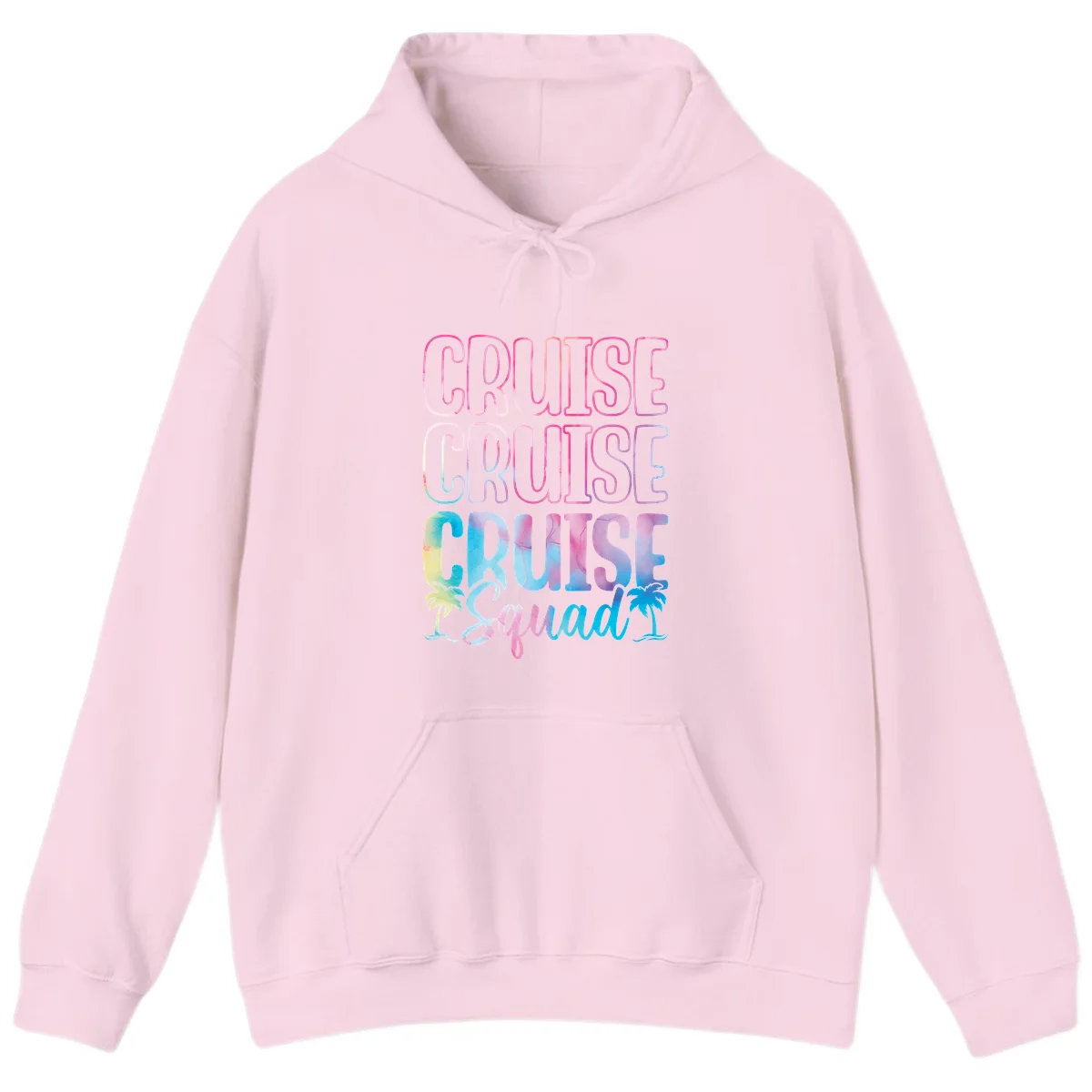 Cruise Cruise Cruise Squad Hoodie in Light Pink