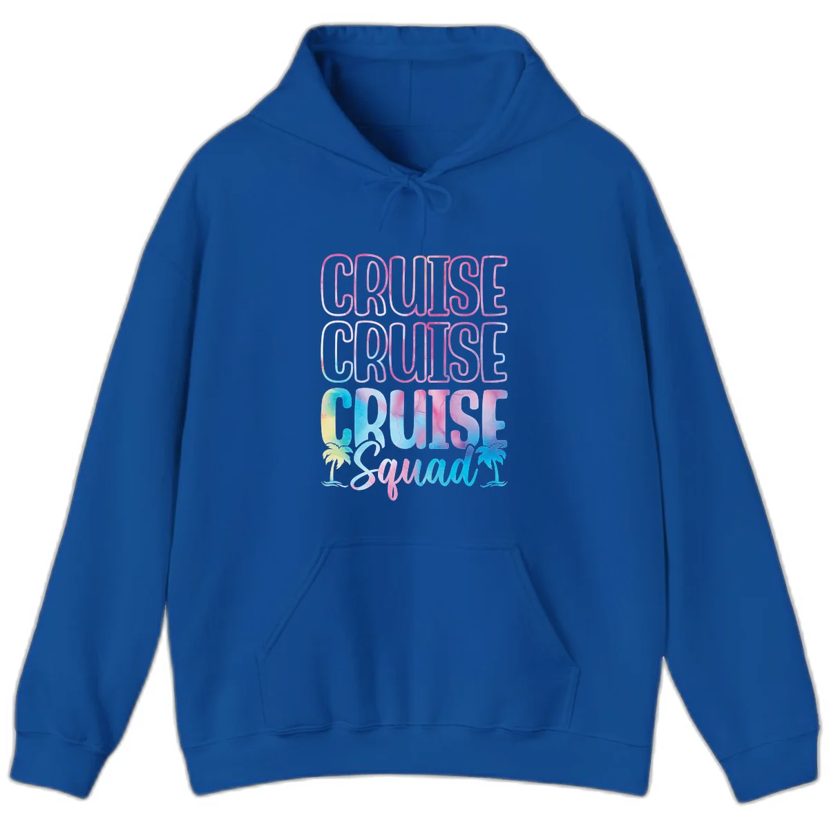 Cruise Cruise Cruise Squad Hoodie in Royal