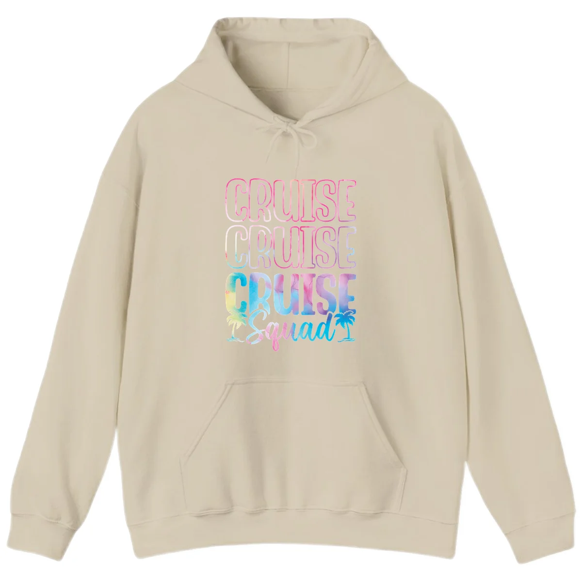 Cruise Cruise Cruise Squad Hoodie in Sand