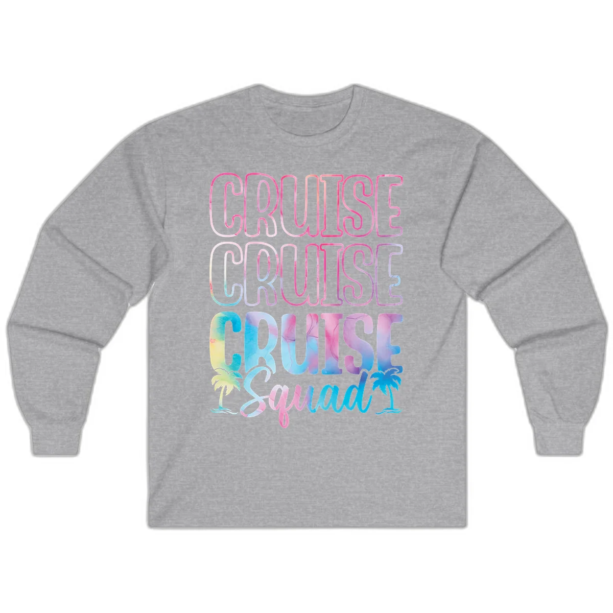 Cruise Cruise Cruise Squad Long Sleeve in Sport Grey