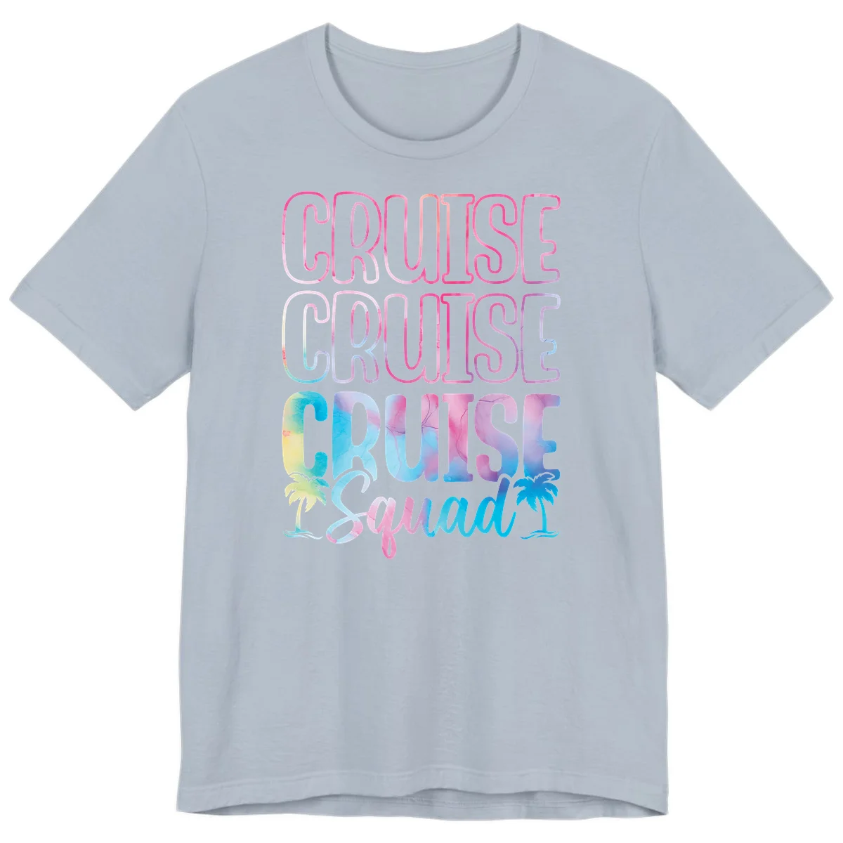 Cruise Cruise Cruise Squad Premium T-Shirt in Light Blue
