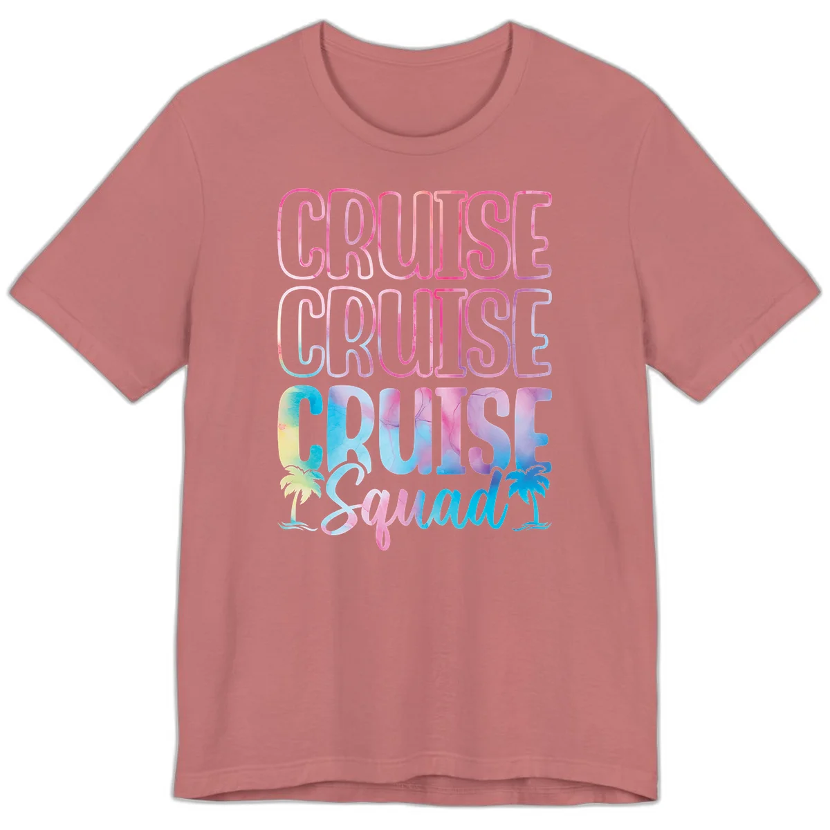 Cruise Cruise Cruise Squad Premium T-Shirt in Mauve