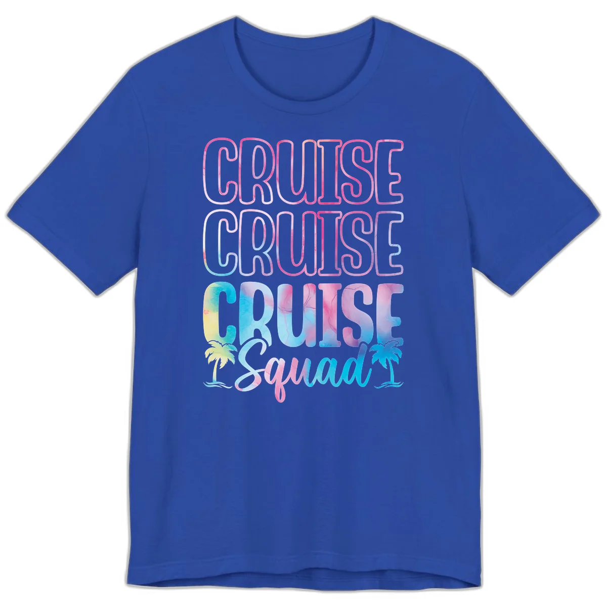Cruise Cruise Cruise Squad Premium T-Shirt in True Royal