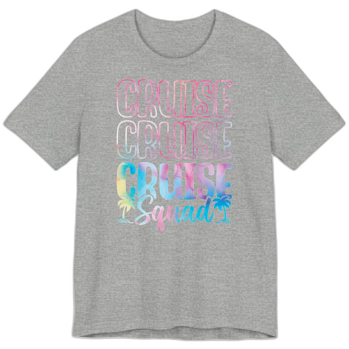 Cruise Cruise Cruise Squad Premium T-Shirt in Athletic Heather