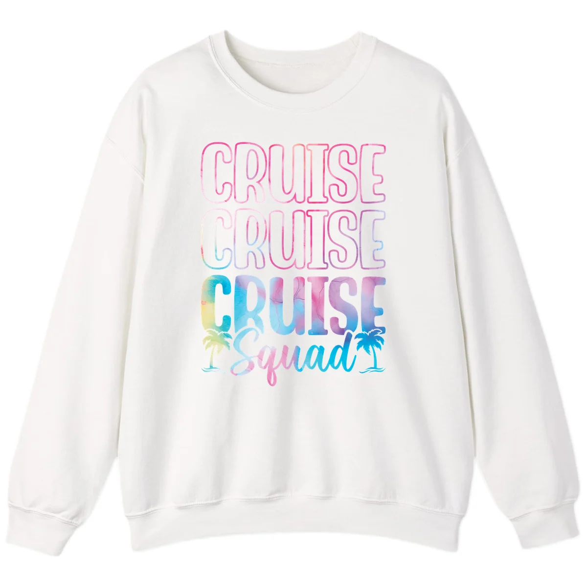 Cruise Cruise Cruise Squad Sweatshirt in White