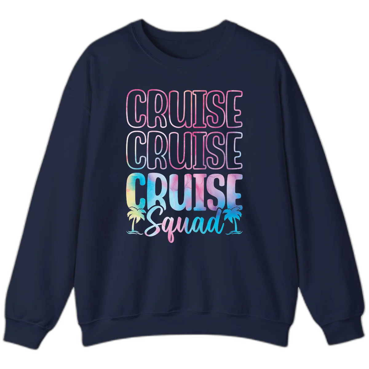 Cruise Cruise Cruise Squad Sweatshirt in Navy