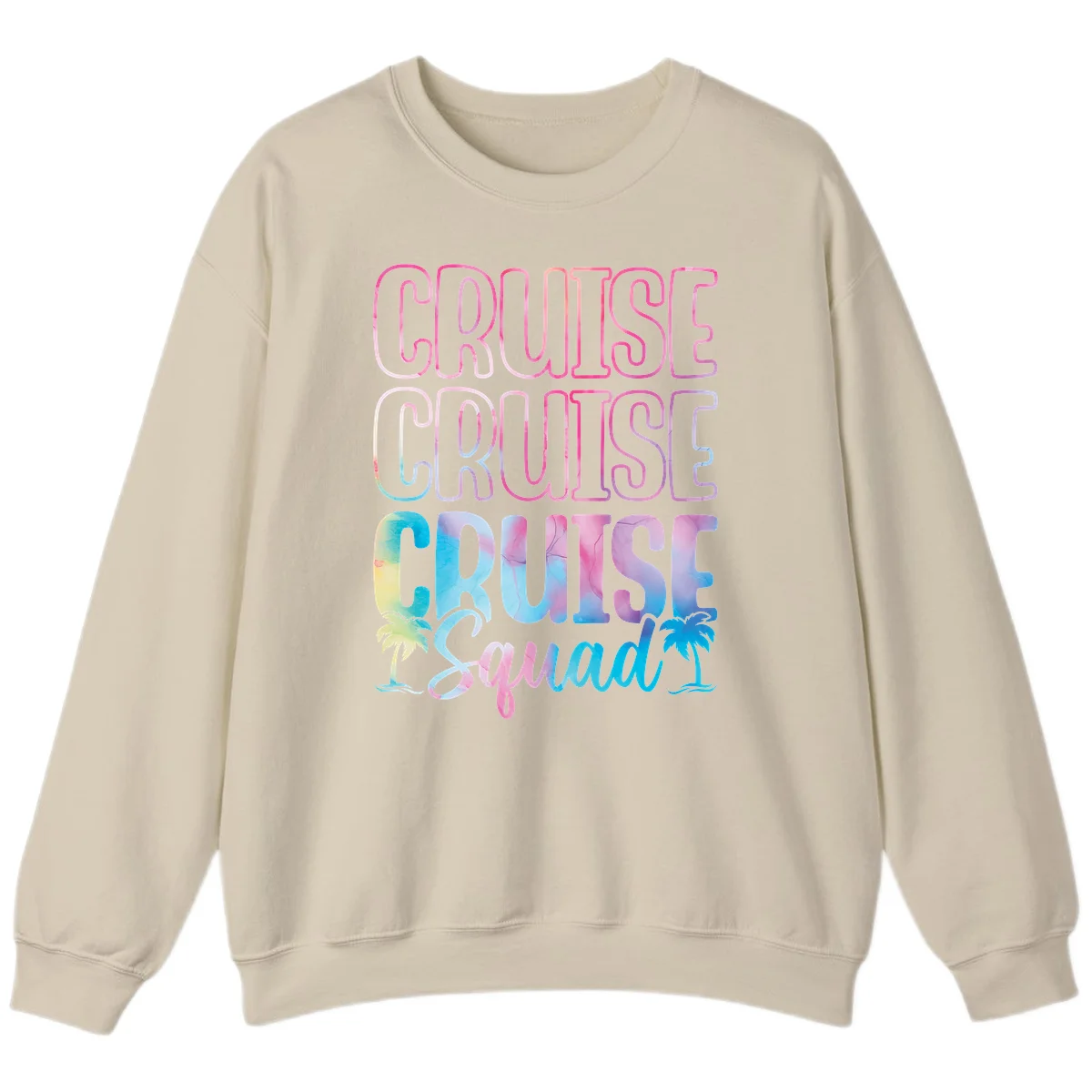 Cruise Cruise Cruise Squad Sweatshirt in Sand