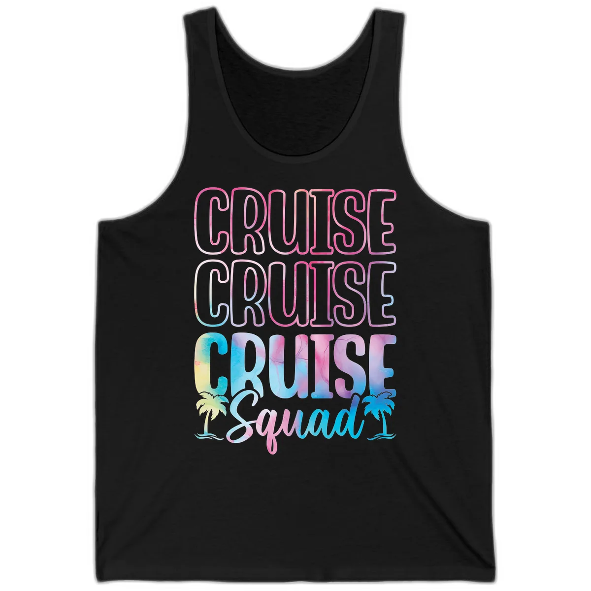 Cruise Cruise Cruise Squad Tank in Black