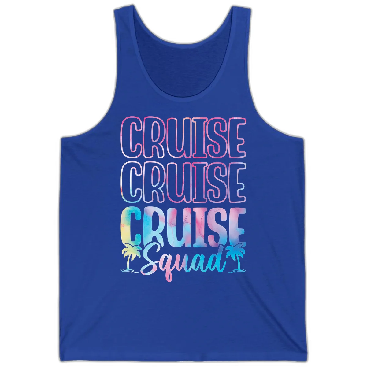 Cruise Cruise Cruise Squad Tank in True Royal