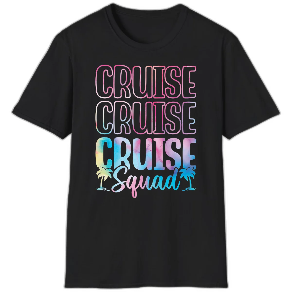 Cruise Cruise Cruise Squad T-Shirt in Black