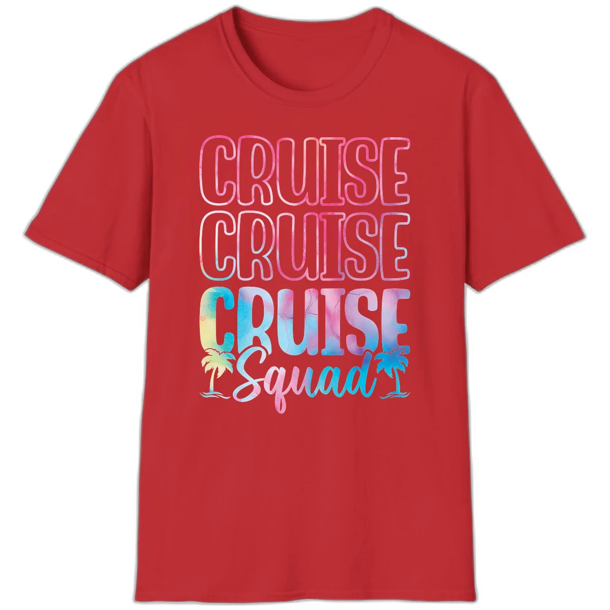 Cruise Cruise Cruise Squad T-Shirt in Red