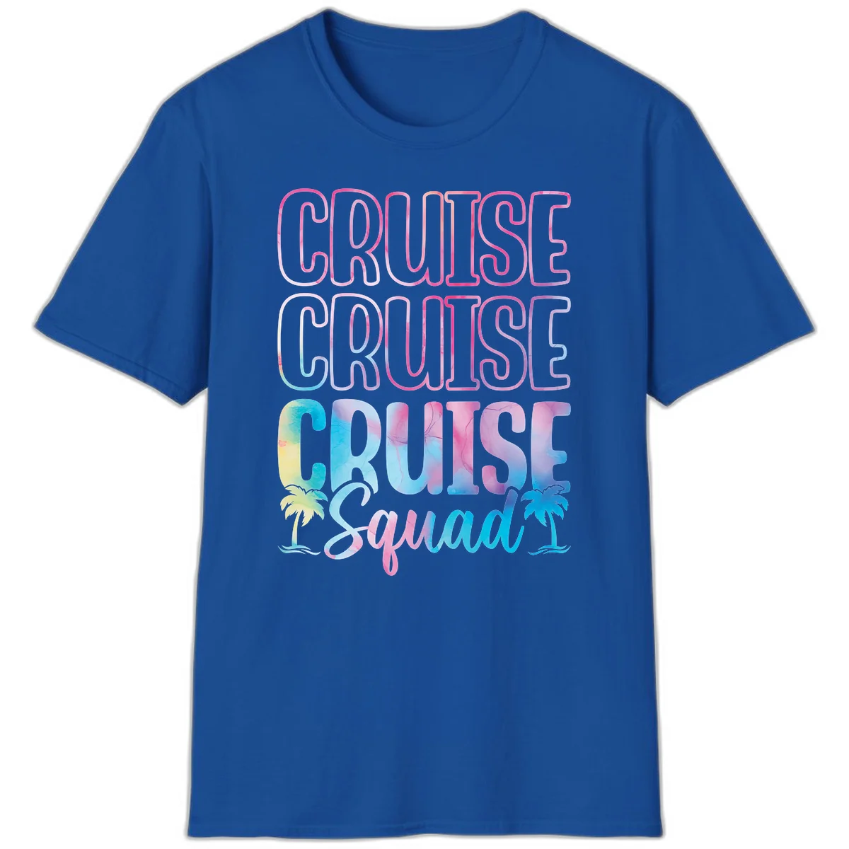 Cruise Cruise Cruise Squad T-Shirt in Royal