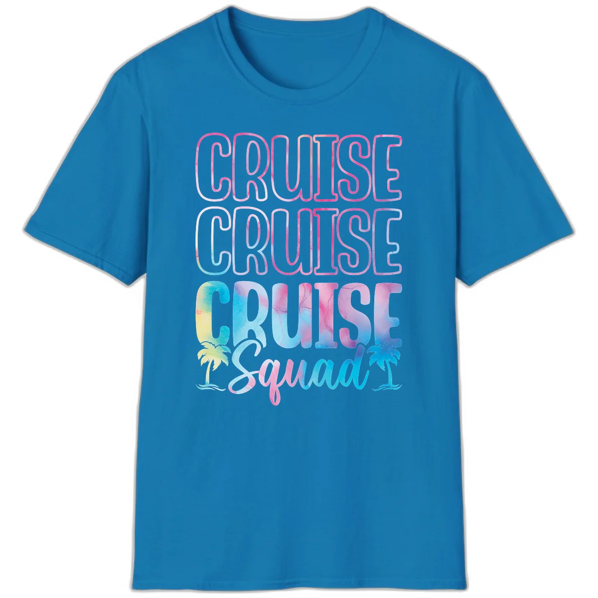 Cruise Cruise Cruise Squad T-Shirt in Sapphire