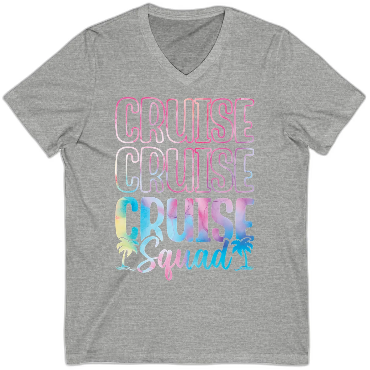Cruise Cruise Cruise Squad V-Neck in Athletic Heather