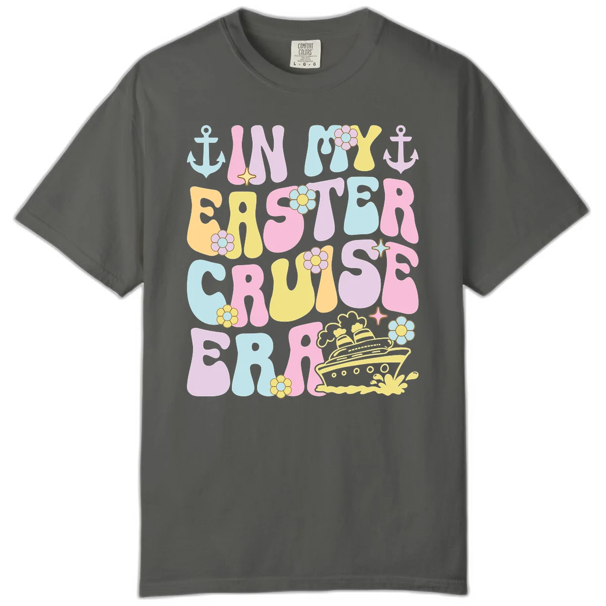 In My Cruise Era Comfort Color T-Shirt in Pepper