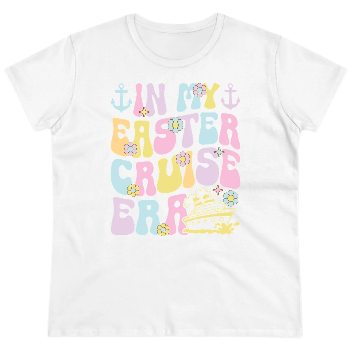In My Cruise Era Ladies Tee in White